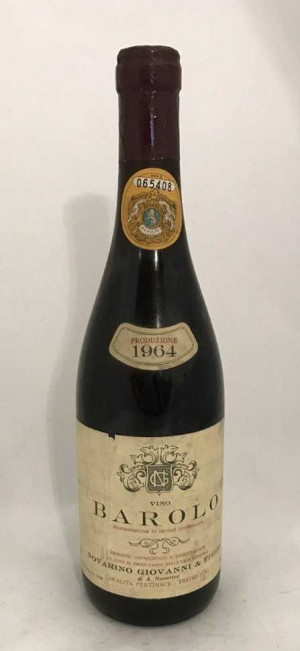 Вино "Barolo Novarino Giovanni & Figlio" 1964 года.