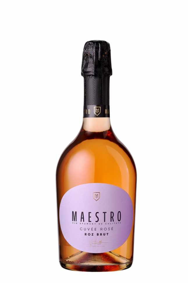 Шампанское «Maestro» 2021 Cuvee Rose, брют розовое. 0,75 Шампанское «Maestro» 2021 Cuvee Rose, брют розовое. 0,75