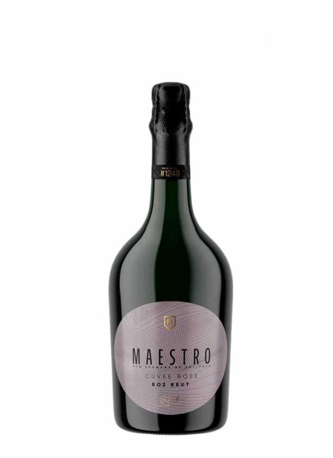 Шампанское «Maestro» 2021 Cuvee Rose, брют розовое. 0,75 Шампанское «Maestro» 2021 Cuvee Rose, брют розовое. 0,75