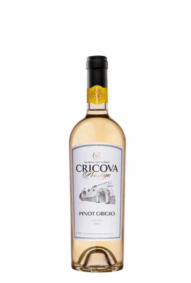 Вино «Pinot Grigio» 2025 Prestige, Cricova. 0,75