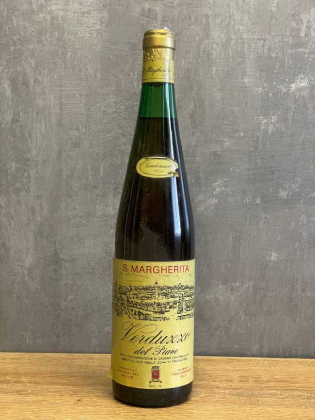 Вино S. Margherita Verduzzo del Piave 1975 года Вино S. Margherita Verduzzo del Piave 1975 года