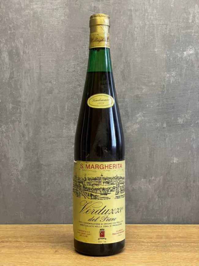 Вино S. Margherita Verduzzo del Piave 1975 года Вино S. Margherita Verduzzo del Piave 1975 года