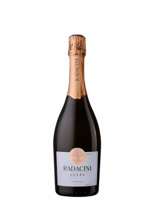 Шампанское «Cuvee» полусухое белое, Radacini. 0,75
