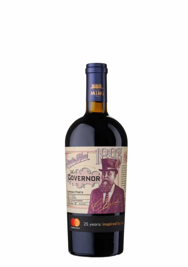 Вино «The Governor» 2022 Saperavi Forte, Castel Mimi. 0,75 Вино «The Governor» 2022 Saperavi Forte, Castel Mimi. 0,75