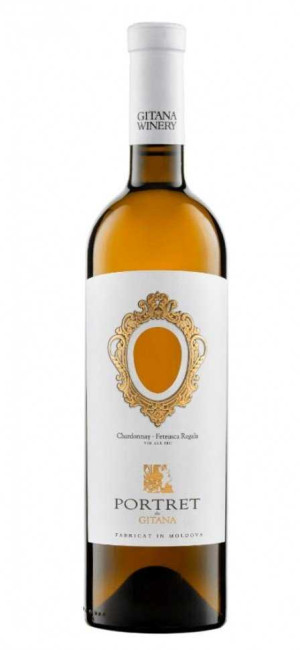 Вино «Portret de Gitana» 2025 Chardonnay - Feteasca Regala. 0,75 Вино «Portret de Gitana» 2025 Chardonnay - Feteasca Regala. 0,75