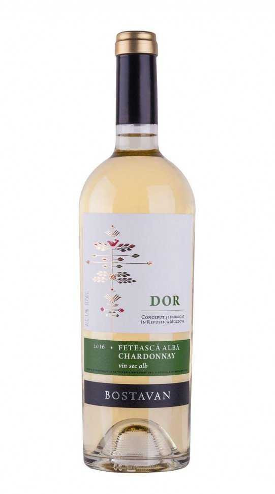 Вино «Dor» 2022 Feteasca Alba - Chardonnay, Bostavan. 0,75 Вино «Dor» 2022 Feteasca Alba - Chardonnay, Bostavan. 0,75