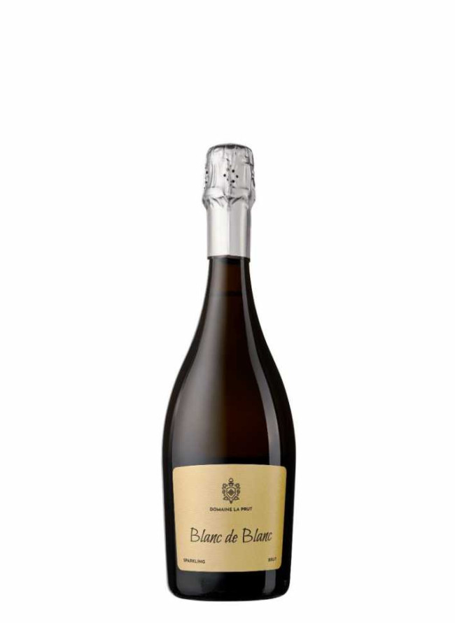 Шампанское «Blanc de Blanc» брют белое, Domaine la Prut. 0,75